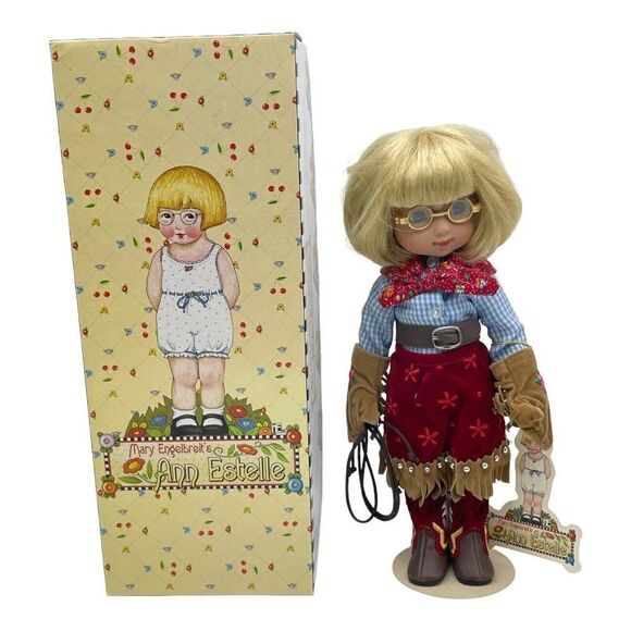 Mary Engelbreit Ann Estelle  Tonner Doll RIDE EM COW GIRL with BOX No Hat - Picture 1 of 16